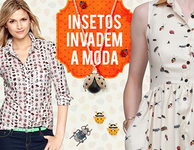 Insetos invadem… a moda!