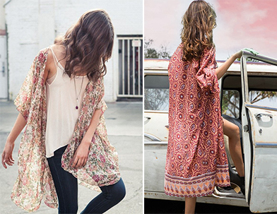 Kimono Hippie: como aderir a esta trend